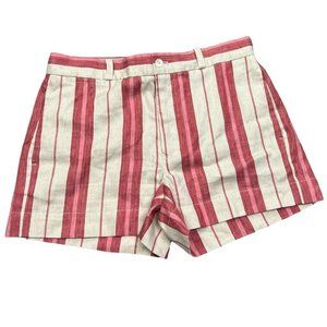 𝅺linen Blend Ralph Lauren Sport Striped Shorts Preppy